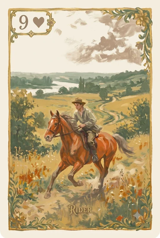 Rider — Lenormand card illustration