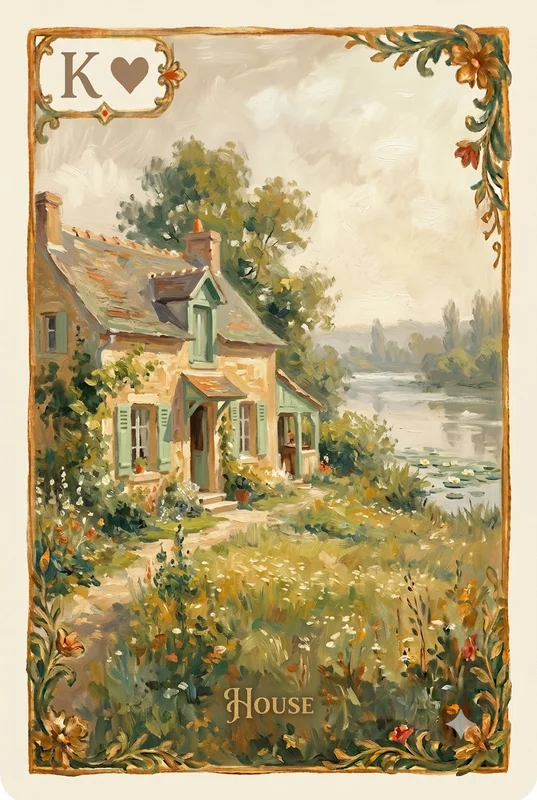 House — Lenormand card illustration
