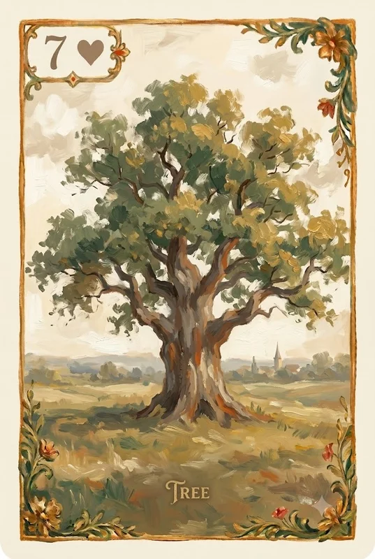 Tree — Lenormand card illustration