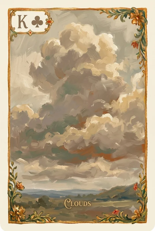 Clouds — Lenormand card illustration