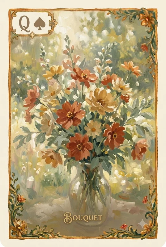 Bouquet — Lenormand card illustration