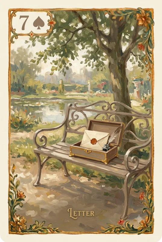 Letter — Lenormand card illustration