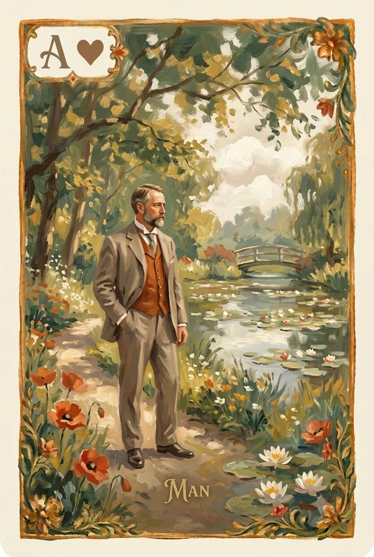 Man — Lenormand card illustration
