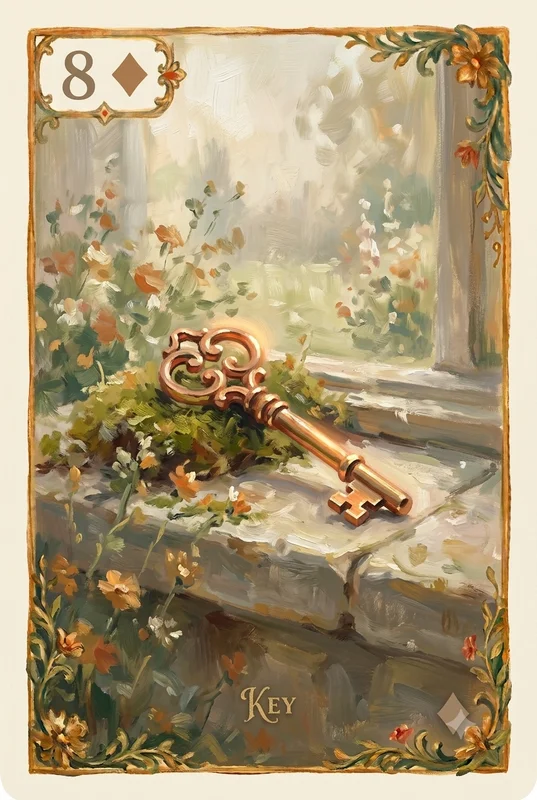 Key — Lenormand card illustration